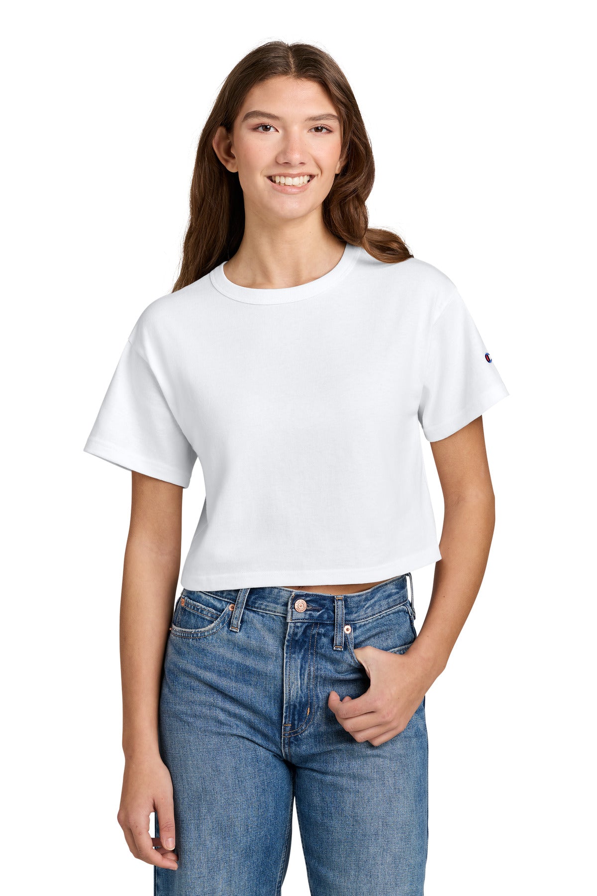Champion ®  Women's Cropped Heritage Tee T453W