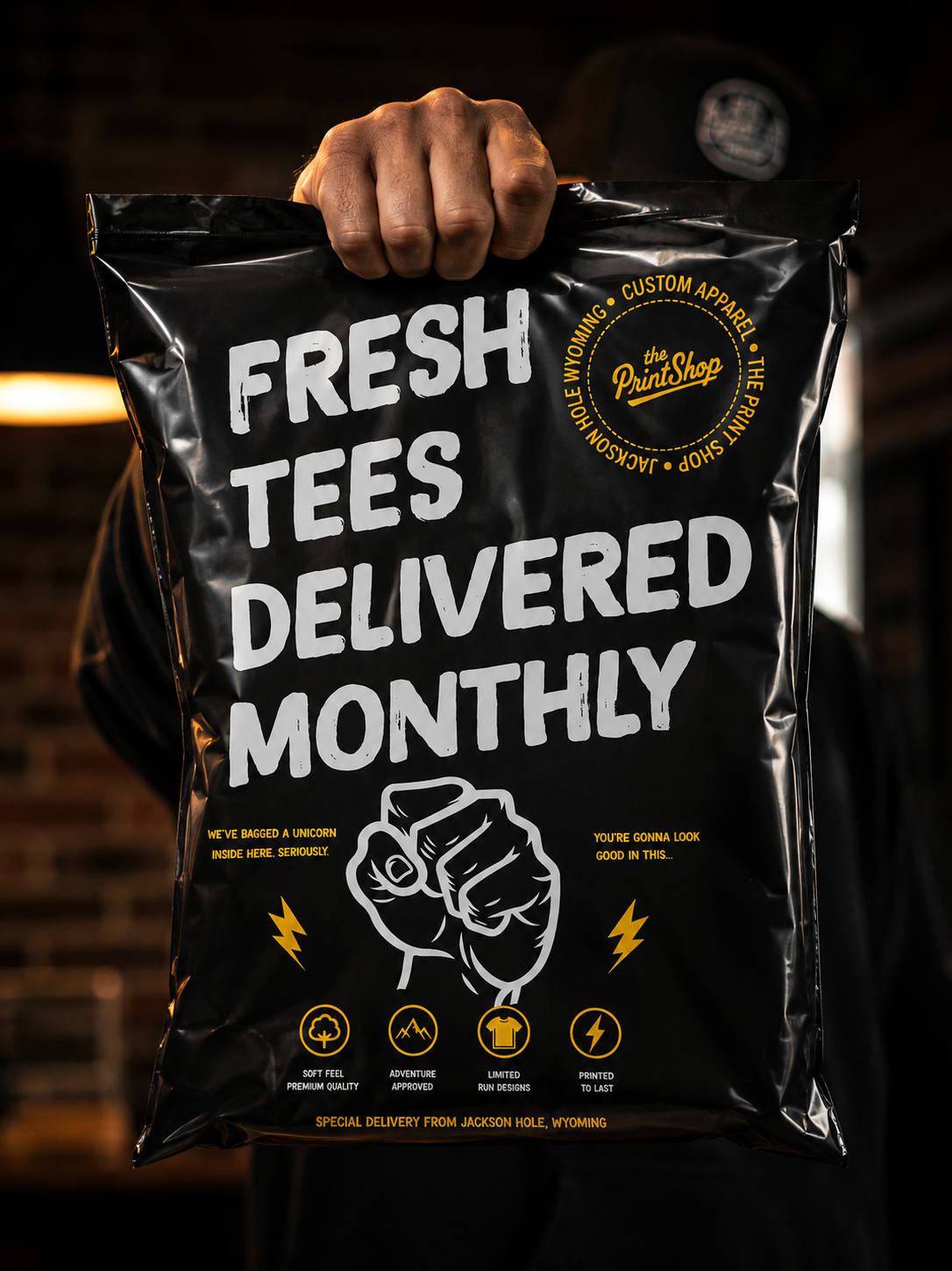 Tee of the Month Club from The Print Shop in Jackson Hole