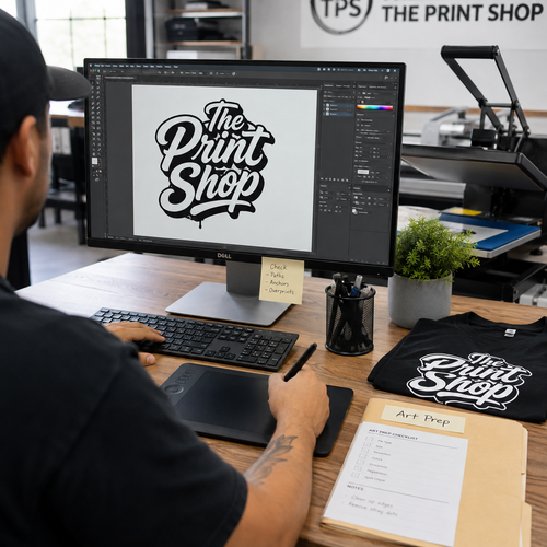 Art Prep service at The Print Shop